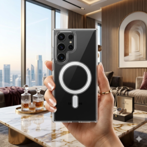 قاب مگسیف شفاف اورجینال برای گوشی سامسونگ s24ultra