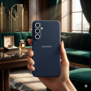 قاب سیلیکونی کپی رنگ آبی برای گوشی سامسونگ s24fe