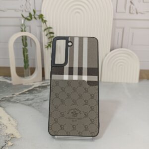 قاب چرمی جاکارتی دار رنگ طوسی برای گوشی سامسونگs21fe