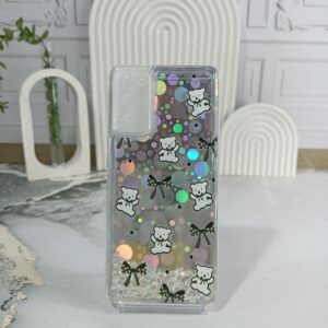 قاب آکواریوم شاین طرح پاپیون خرسی برای گوشی سامسونگ s20fe