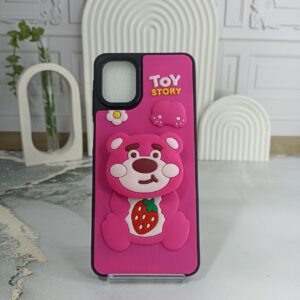 قاب سولید عروسکی پاپ سوکت دار عروسکی طرح toy خرسی برای گوشی سامسونگ a07