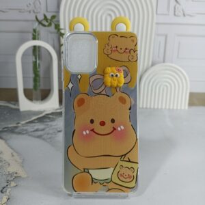 قاب رزین گوش دار عروسکی طرح خرسی برای گوشی سامسونگ a06