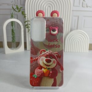 قاب رزین عروسکی گوش دار طرح خرسی برای گوشی سامسونگ a25
