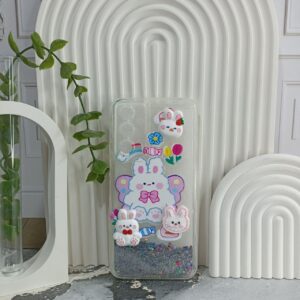 قاب آکواریومی عروسکی طرح خرگوشی برای گوشی سامسونگ A54