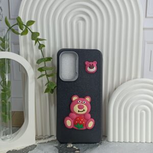 قاب متال عروسکی طرح خرسی برای گوشی سامسونگ A54
